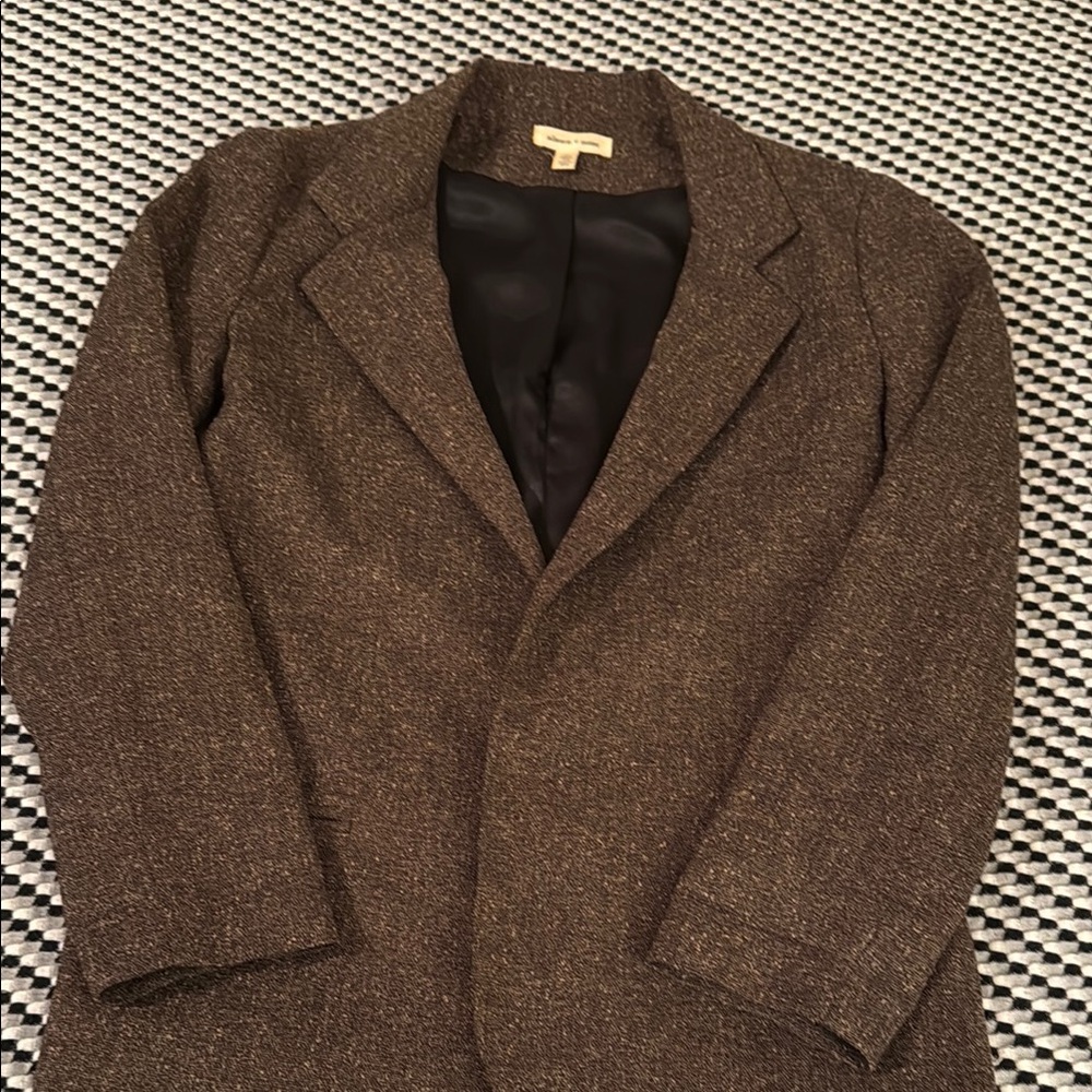 Brown Blazer with Black Lining